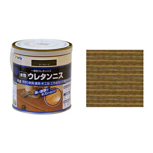 アサヒペン 水性ウレタンニス ダークオーク 0.7L【取寄品】
