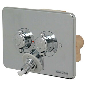 カクダイ 洗濯機用混合栓立上がり配管用 127-102【取寄品】