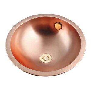 カクダイ 丸型洗面器 493-135【取寄品】