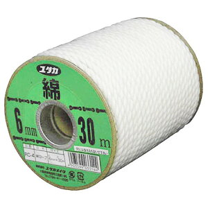 ユタカメイク 綿ロープボビン巻 6mm RC-4 6mmX30m【取寄品】