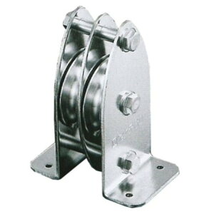 固定ブロック タテ型 2車 K60-3 60mm【取寄品】