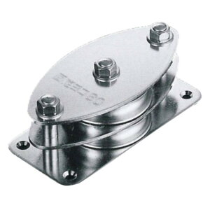 固定ブロック ヨコ型 2車 K60-12B 60mm【取寄品】