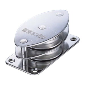 固定ブロック ヨコ型 2車 K60-12 60mm【取寄品】