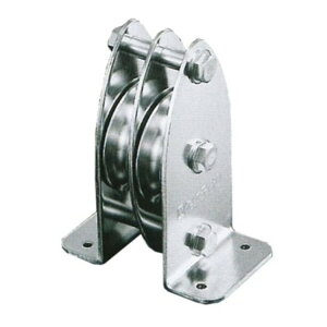 固定ブロック タテ型 2車 K90-11 90mm【取寄品】