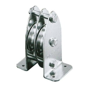 固定ブロック タテ型 2車 K90-15 90mm【取寄品】