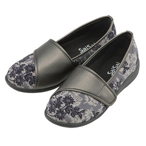 マリアンヌ SaiSai フラワープリント W940 クラシックブラック 21.5cm【取寄品】