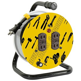 好川産業 ながやR デザインドラム NAGARA-R07【取寄品】［電工ドラム コードリール 延長コード］