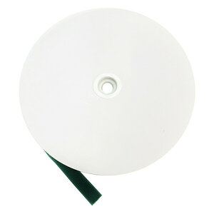 アラコー 面ファスナー 縫製用 メス 20mmX25m 緑【取寄品】