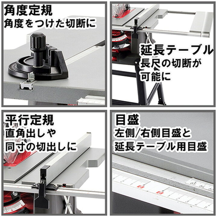 楽天市場】藤原産業 SK11 木工用テーブルソー 刃径255mm STS-255ET［最 