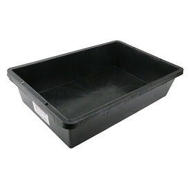 藤原産業 赤長 DIYトロ舟 ブラック 80L ブラック［安全興業 メダカ カメ ビオトープ 砂遊び 水遊び］
