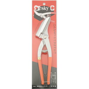 エヌシキ テスキーC 240mm【銅板 ラス切り 金切り 金属 角波 鉄板 ステンレス アルミ ダンボール ベニヤ tesky】