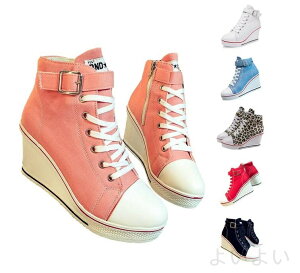 【送料無料】スリッポン UP厚底 身長6~8cm 靴HIP-HOP背が高くなるシークレットスニーカー ヒール ハイカット シューズウェッジ High-top