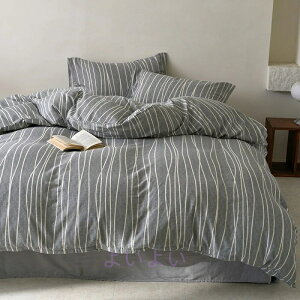 布団カバー 3点セット 寝具カバー 布団カバーセット 綿 柔らかい 掛け布団カバー ストライプ 和風 田園風 ベッド用 シーツカバー 敷布団カバー フラットシーツ ボックスシーツ 洗える 通気