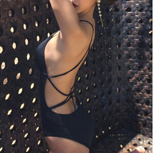 【送料無料】シンプル sexy セクシー きれいめ 大人可愛い かわいい 盛れる 谷間魅せ フリル ワンピース 体系カバー水着 セクシービキニ