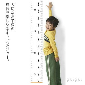 【送料無料】折りたたみ収 成長記録 50cmから200cmまで 身長測定 身長50cmから200cmまで計測可能 キッズメジャー タペストリー 身長計