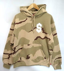 s24g-500x【中古】Supreme シュプリーム　24SS　＄ Hooded Sweatshirt #B　Desert　Camo/Medium　パーカー【9800円以上で沖縄・離島も送料無料】