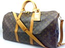 s25g-133kx【中古】LOUIS VUITTON　ルイウ゛ィトン　キーポル　バンドリエール50　モノグラム　M41416　ボストンバッグ　ショルダーバッグ【9800円以上で沖縄・離島も送料無料】