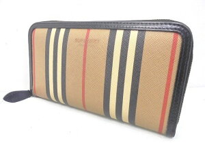 未使用品 BURBERRY LONDON 長財布 ノバチェック ブラウン 即完売 