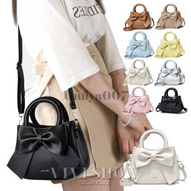 ショルダーバッグ レディース 斜めがけ 大人 軽量 ハンドバッグ おしゃれ 斜め掛け 2way リボン