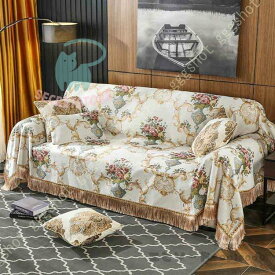 キルト ファブリック 北欧 インテリア マルチカバー 伝統的 花柄 小花 エレガント ヨーロッパ アンティーク テーブルクロス ソファーカバー ラグマット