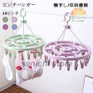 洗濯ハンガー ピンチハンガー 新生活 引っ張る 伸縮 収納 プラスチック 12ピンチ 多機能 物干し