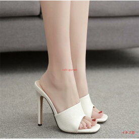 ミュール サンダル レディース ハイヒール 美脚 歩きやすい 夏 2023 シューズ 痛くない