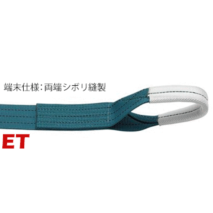 キトー　ラッシングベルト　幅50mm 2個セット 楽天市場】キトー ベルトラッシング R30ET1030端末仕様:シボリ