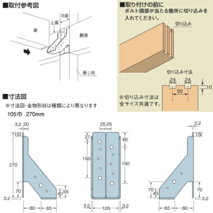 楽天市場 タナカ 内折り梁受け金物 梁寸法1巾用 1 210 T3 2mm 10個 441 9610 基礎 内装 構造 土台 養生 建築 資材のマモルデ