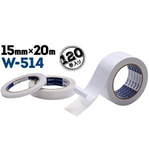 ÓH W-514 ړIʃe[v15mm×20m120|X^[ |bv fp |̉~ H