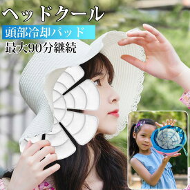 【最安値挑戦】ヘッドクール 頭 ひんやり こども 大人 ヘッドクーラー クールパッド 頭 帽子用 ひんやりシートPCM 28度で自然氷結 ヘッドクール 小学生 子供キッズ 熱中症対策 ヘッドパット 保冷剤 アイスキャップマット 頭 冷却グッズ ひんやり