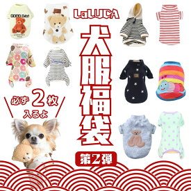 犬 服 福袋2025 ペットウェア ラッキーボックス 秋冬 ドッグウェア トップス 星柄 子犬 超小型犬 小型犬 成犬用 ワンチャン わんちゃん コットン 愛犬 男の子用 女の子用 秋冬2点 お洒落 くまさん クマ くま柄 フリル ドット 水玉 お値打ち