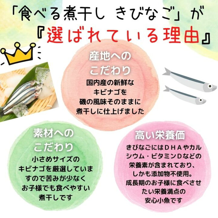 楽天市場 きびなご 長崎産 食べる 煮干し 小さめ 2cm 3cm 100g 九州 国産 送料無料 無添加 1000円ポッキリ 出汁 おつまみ おやつ いりこ よかもん問屋