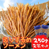 炙り するめソーメン 500g 【 お得 な 250g × 2袋 セット 】 スルメソーメン いかソーメン 【 送料無料 …