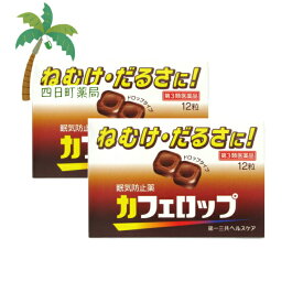 【スーパーSALE限定10%OFF】【楽天Pay利用でP10倍】 カフェロップ 12粒 [2個セット] M:4987107044860【第3類医薬品】