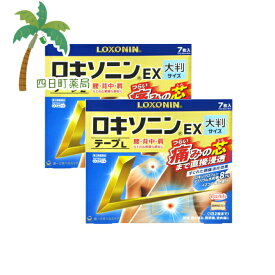 【第2類医薬品】ロキソニンEXテープL 7枚入 [2個セット] M:4987107632005
