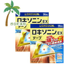 【第2類医薬品】ロキソニンEXテープ 14枚入 [2個セット] M:4987107631992