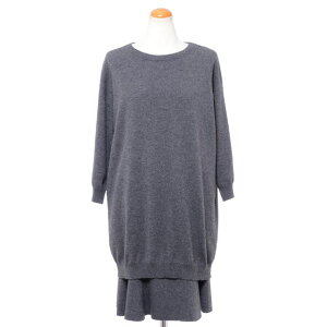 �u���l���N�`�l�� (Brunello Cucinelli) 2WAY���C���[�h�v���I�[�o�[ �J�V�~�� �_�[�N�O���[dw521110291 2016AW ���f�B�[�X�H�~�V�� �������� ���K�戵