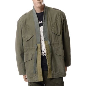 �}�n���V (maharishi ) �L���m�X���[�u�W���P�b�g �J�[�L8610olivesUpcycled Dutch NATO Kimono Vintage Military Surplus Olives 2017AW �����Y�H�~ �������� ���K�戵