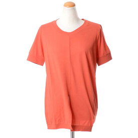 アールト (AALTO) センタースリットTシャツ コットン オレンジレッドaass18b1j5red 2018SS レディース春夏新作 送料無料 正規取扱