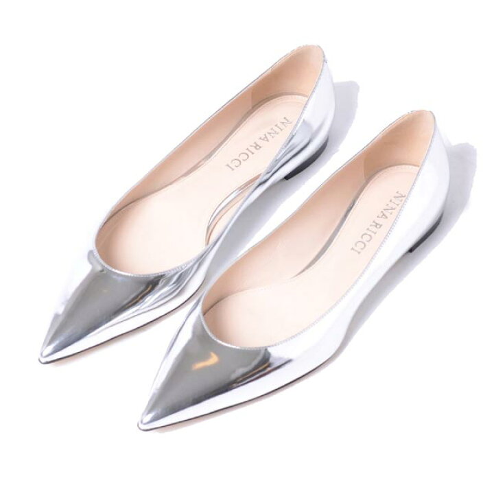 楽天市場】ニナリッチ (NINA RICCI) ポインテッドトゥフラットシューズ  