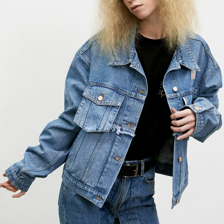 楽天市場】アールト (AALTO) デニムジャケット コットン ライトブルー  