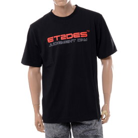 エチュード (etudes) Tシャツ コットン ブラックe17s425jd3 メンズ 送料無料 正規取扱