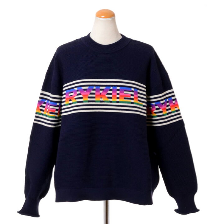 楽天市場】ソニアリキエル (SONIA RYKIEL) ストライプロゴセーター 