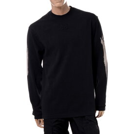 44ラベルグループ (44 label group) ロングスリーブTシャツ コットン ブラック22je21100099 2022SS メンズ春夏新作 送料無料 正規取扱