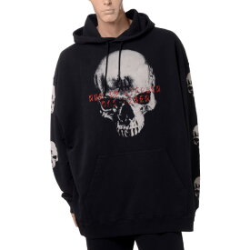 44ラベルグループ (44 label group) パーカー コットン ブラック22sw01110099 2022SS メンズ春夏新作 送料無料 正規取扱