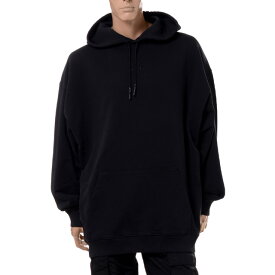 44ラベルグループ (44 label group) ロゴフーディ・パーカー　 コットン ブラック22sw03110099 2022SS メンズ春夏新作 送料無料 正規取扱