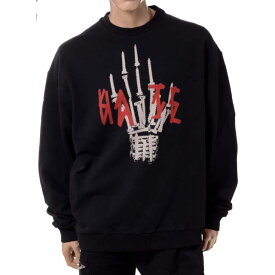 44ラベルグループ (44 label group) トレーナー コットン ブラックb0030083p108p108143 2022AW メンズ秋冬新作 送料無料 正規取扱