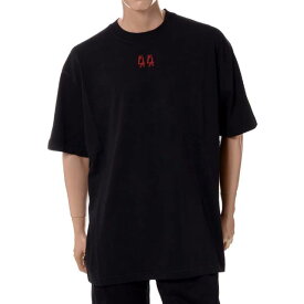 44ラベルグループ (44 label group) Tシャツ コットン ブラックb0030088p128p12879 2022AW メンズ秋冬新作 送料無料 正規取扱