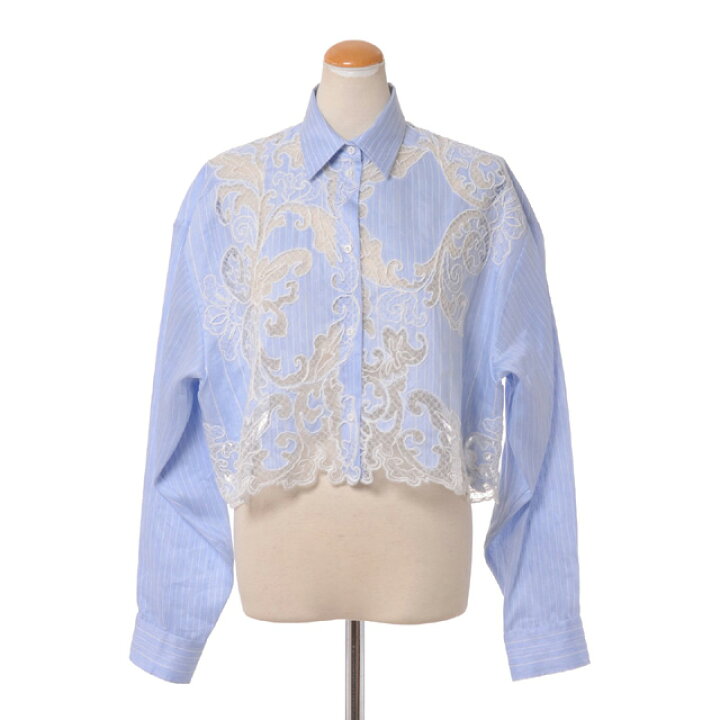 楽天市場】エルマノシェルビーノ (ermanno scervino) レースブラウス 