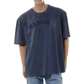 メゾン マルジェラ (Maison Margiela) ヴィンテージ風Tシャツ コットン ネイビーs50g0685469 2023SS メンズ春夏新作 送料無料 正規取扱